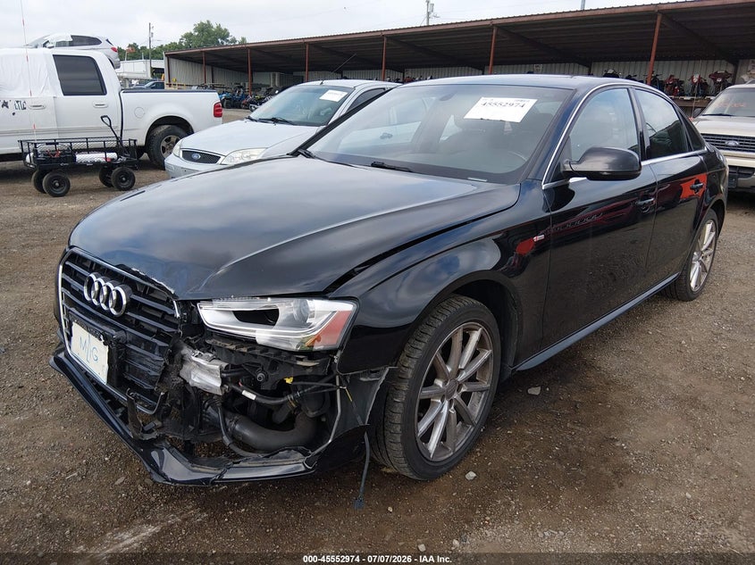 2016 Audi A4 VIN WAUBFAFL8GN002037 IAAI salvage auction — LEFT FRONT, Salvage (Ohio), sold $25 on 2026-07-29 (photo 2)
