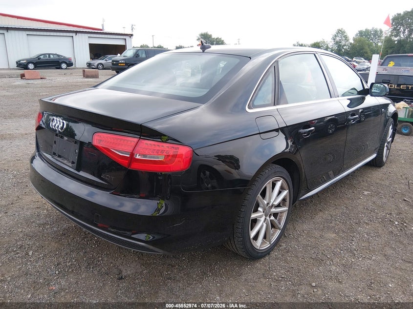 2016 Audi A4 VIN WAUBFAFL8GN002037 IAAI salvage auction — LEFT FRONT, Salvage (Ohio), sold $25 on 2026-07-29 (photo 4)