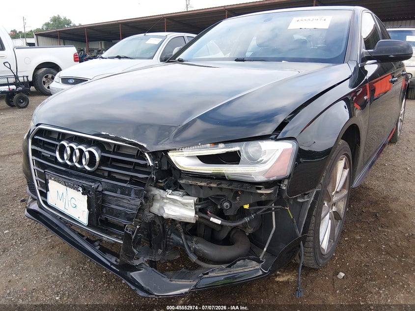 2016 Audi A4 VIN WAUBFAFL8GN002037 IAAI salvage auction — LEFT FRONT, Salvage (Ohio), sold $25 on 2026-07-29 (photo 6)