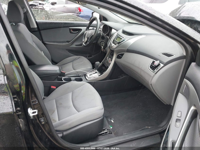 2013 Hyundai Elantra VIN KMHDH4AE2DU587842 IAAI salvage auction — FRONT END, Clear (Massachusetts), sold $350 on 2026-07-28 (photo 5)