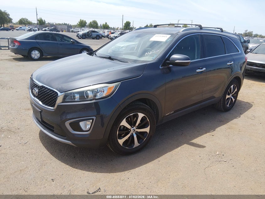 2016 Kia Sorento VIN 5XYPHDA5XGG032791 IAAI salvage auction — NORMAL WEAR, Clear - Dealer Only (California), sold $1,300 on 2026-07-29 (photo 2)