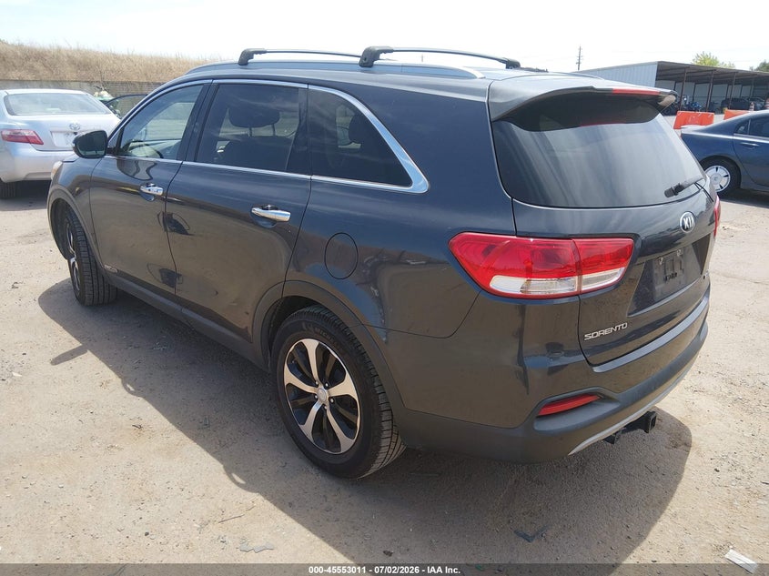 2016 Kia Sorento VIN 5XYPHDA5XGG032791 IAAI salvage auction — NORMAL WEAR, Clear - Dealer Only (California), sold $1,300 on 2026-07-29 (photo 3)
