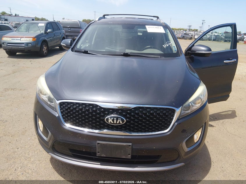2016 Kia Sorento VIN 5XYPHDA5XGG032791 IAAI salvage auction — NORMAL WEAR, Clear - Dealer Only (California), sold $1,300 on 2026-07-29 (photo 6)