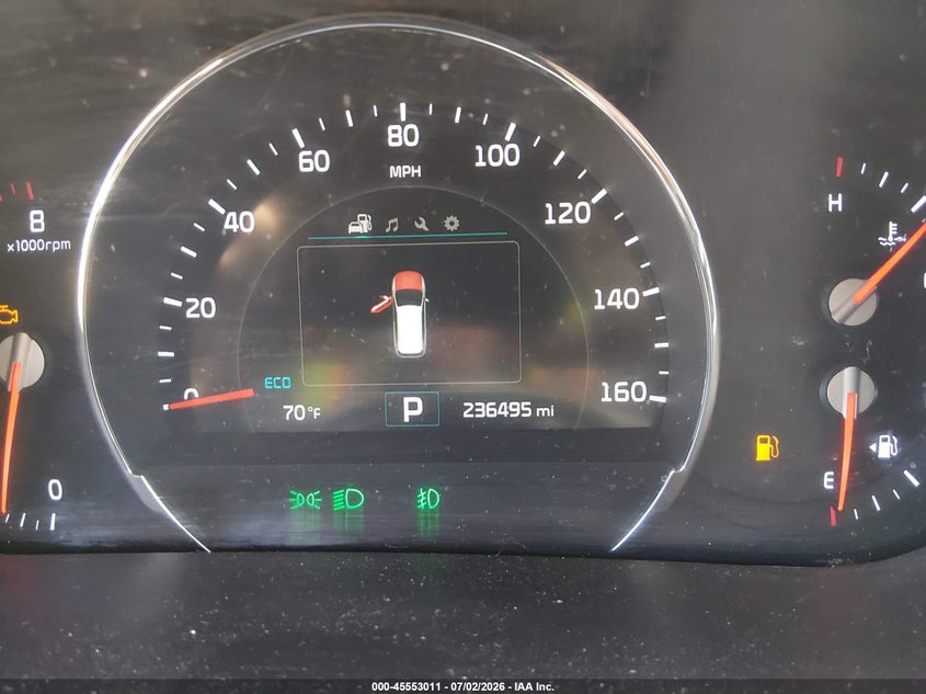 2016 Kia Sorento VIN 5XYPHDA5XGG032791 IAAI salvage auction — NORMAL WEAR, Clear - Dealer Only (California), sold $1,300 on 2026-07-29 (photo 7)