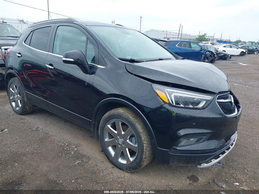 2018 Buick Encore VIN KL4CJGSB9JB694057 IAAI salvage auction — FRONT END, Salvage Title, sold $3,000 on 2026-07-12 (photo 1)