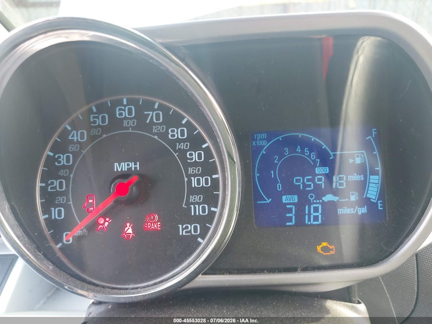 2013 Chevrolet Spark VIN KL8CA6S99DC618732 IAAI salvage auction — NORMAL WEAR, Original (Ohio), sold $25 on 2026-07-22 (photo 7)