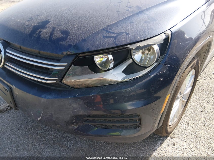 2014 Volkswagen Tiguan VIN WVGAV3AX1EW587697 IAAI salvage auction — NORMAL WEAR, Clear (Louisiana), sold $375 on 2026-07-28 (photo 6)