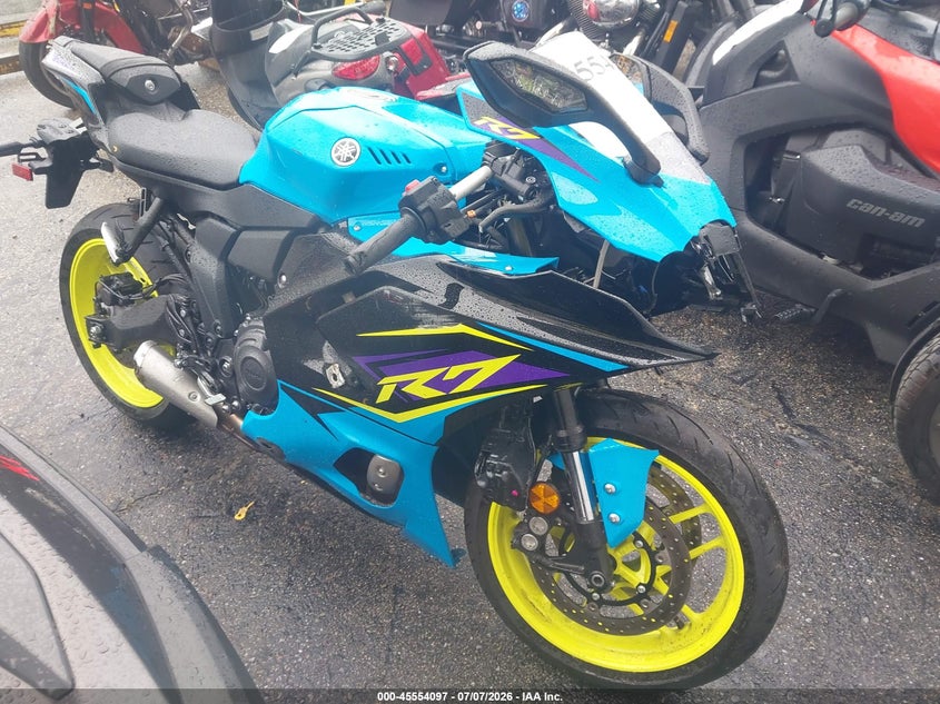 2026 Yamaha Yzf VIN JYARM60E8TA004866 IAAI salvage auction — FRONT END, Clear (Rhode Island), sold $75 on 2026-07-29 (photo 1)