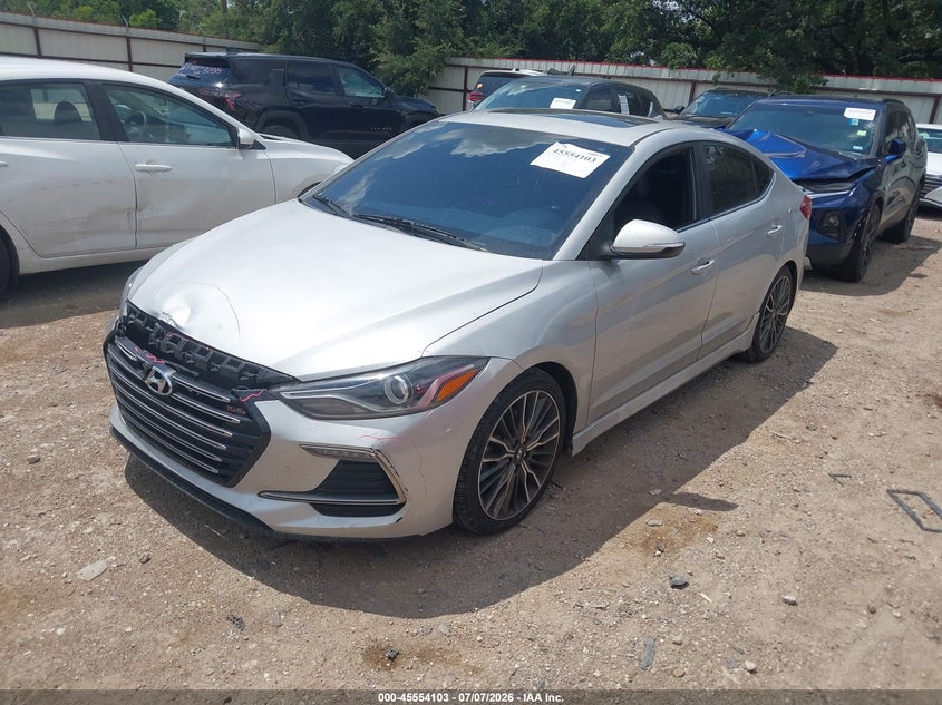 2018 Hyundai Elantra VIN KMHD04LB1JU518632 IAAI salvage auction — FRONT END, Salvage Title, sold $1,600 on 2026-07-31 (photo 2)