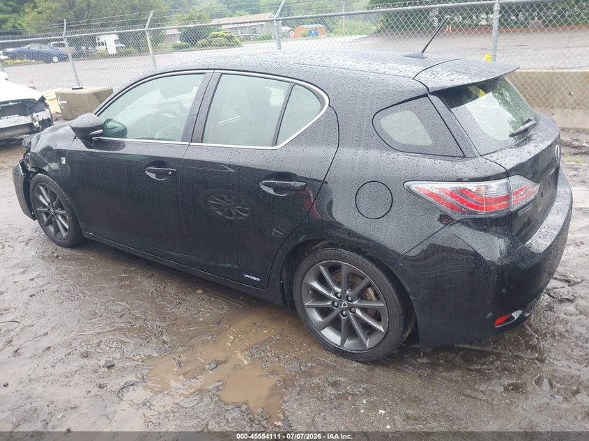 2013 Lexus Ct VIN JTHKD5BHXD2171053 IAAI salvage auction — FRONT END, Clear (Massachusetts), sold $4,050 on 2026-07-11 (photo 3)
