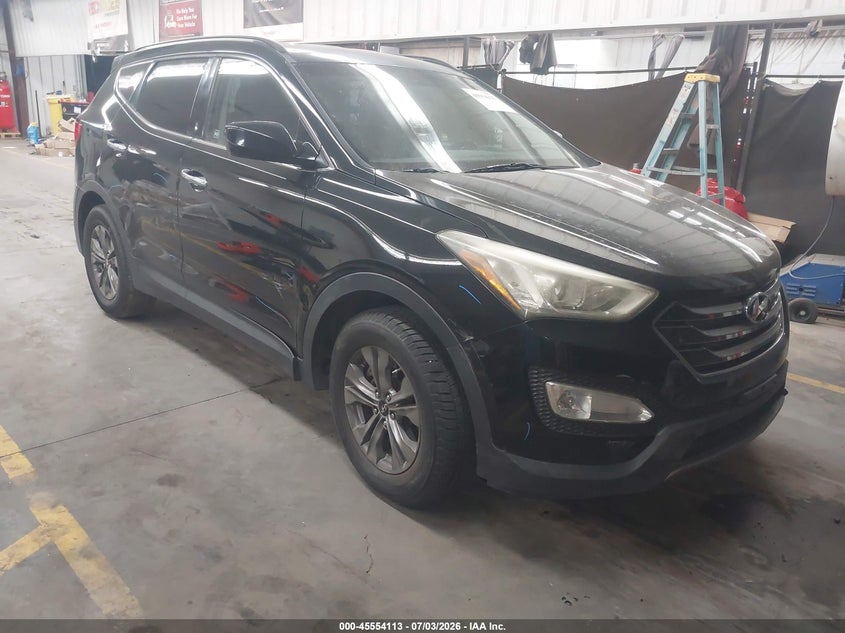 2015 Hyundai Santa fe VIN 5XYZU3LB5FG265137 IAAI salvage auction — SIDE, Salvage (Arizona), sold $2,050 on 2026-07-29 (photo 1)