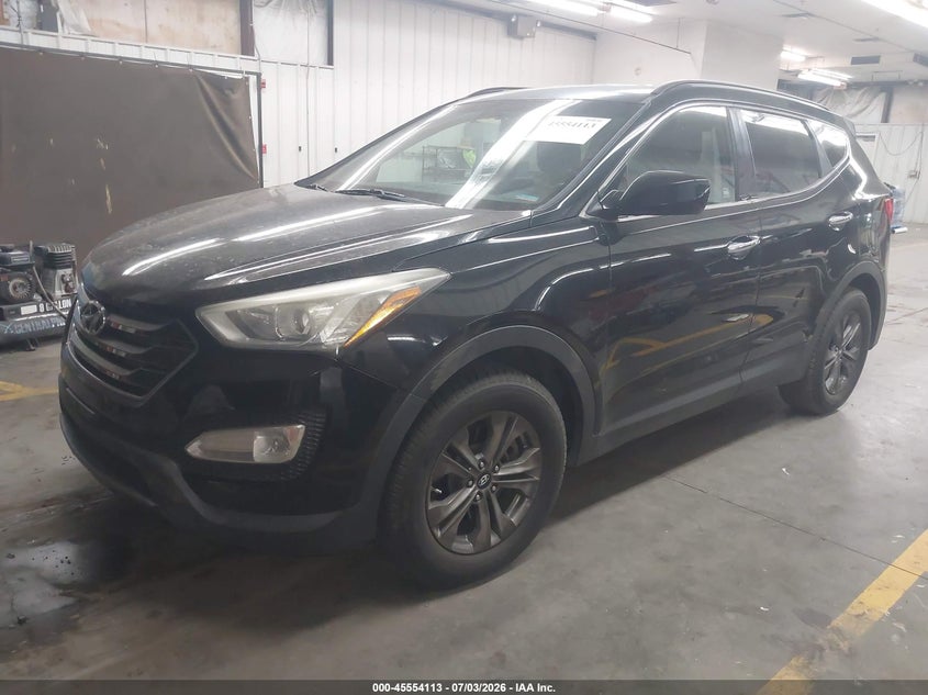 2015 Hyundai Santa fe VIN 5XYZU3LB5FG265137 IAAI salvage auction — SIDE, Salvage (Arizona), sold $2,050 on 2026-07-29 (photo 2)