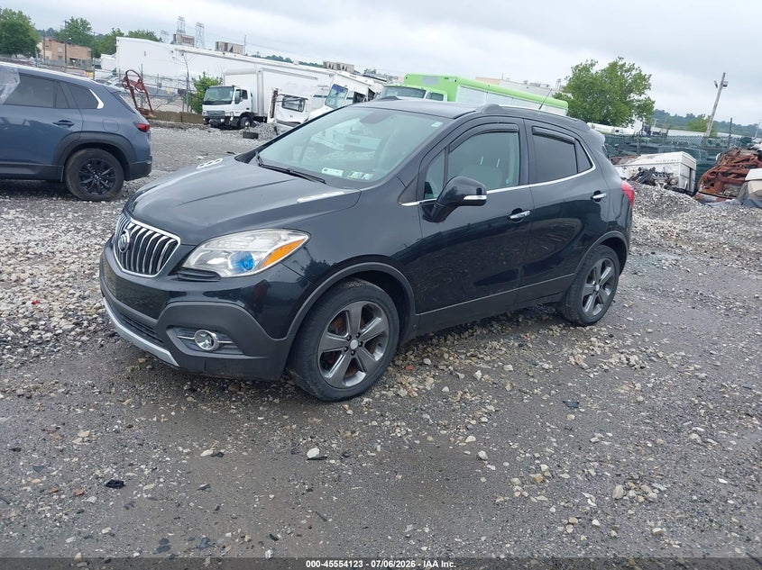 2014 Buick Encore VIN KL4CJBSB6EB729209 IAAI salvage auction — NORMAL WEAR, Clear (Pennsylvania), sold $750 on 2026-07-24 (photo 2)