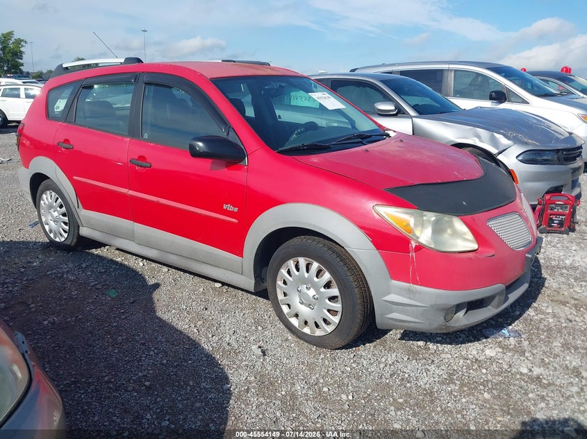 2005 Pontiac Vibe VIN 5Y2SL63825Z450160 IAAI salvage auction — MECHANICAL, Clear (Tennessee), sold $150 on 2026-07-30 (photo 1)