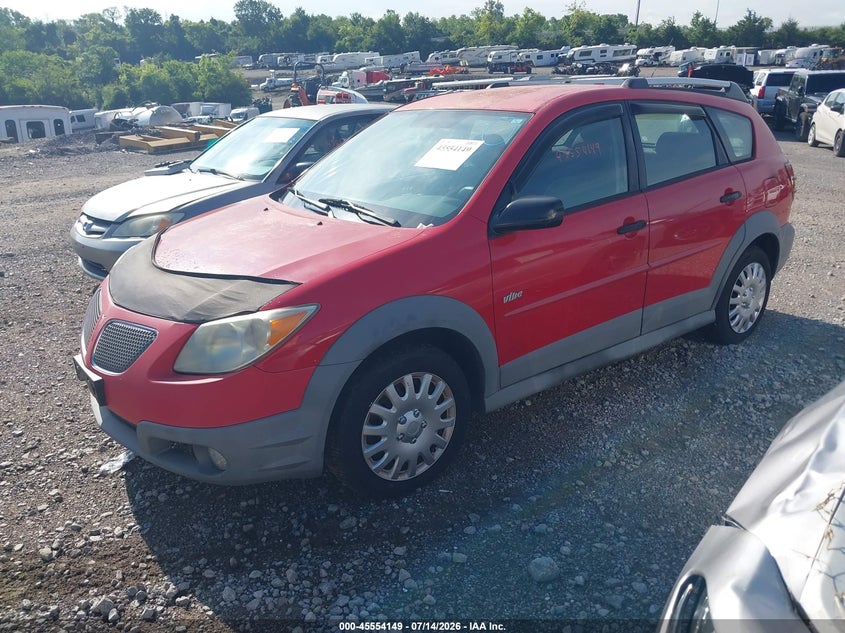 2005 Pontiac Vibe VIN 5Y2SL63825Z450160 IAAI salvage auction — MECHANICAL, Clear (Tennessee), sold $150 on 2026-07-30 (photo 2)