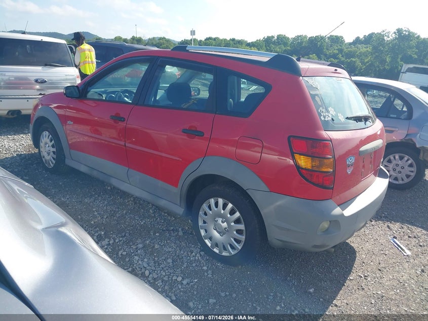 2005 Pontiac Vibe VIN 5Y2SL63825Z450160 IAAI salvage auction — MECHANICAL, Clear (Tennessee), sold $150 on 2026-07-30 (photo 3)