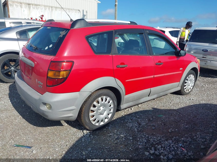 2005 Pontiac Vibe VIN 5Y2SL63825Z450160 IAAI salvage auction — MECHANICAL, Clear (Tennessee), sold $150 on 2026-07-30 (photo 4)