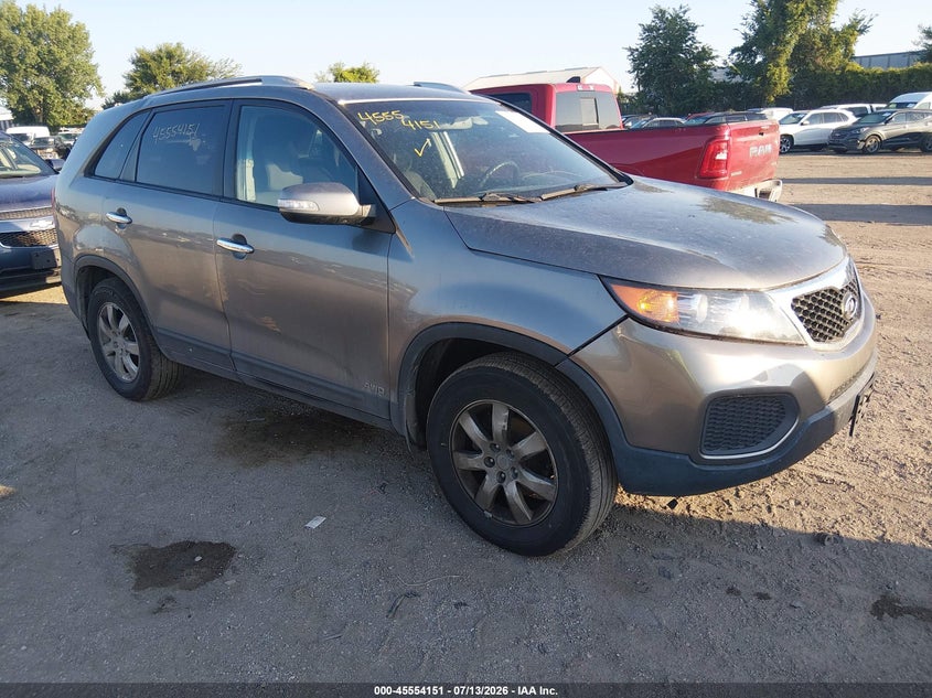 2011 Kia Sorento VIN 5XYKTDA23BG130908 IAAI salvage auction — NORMAL WEAR, Regular Certificate (Iowa), sold $500 on 2026-07-27 (photo 1)