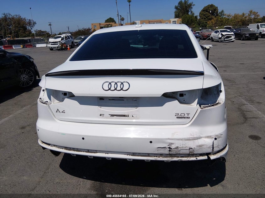 2018 Audi A4 VIN WAUENAF44JA023054 IAAI salvage auction — REAR END, Salvage (California), sold $3,050 on 2026-07-30 (photo 6)