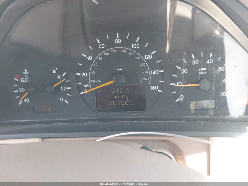 2001 Mercedes-benz E-class VIN WDBJF65J81B355834 IAAI salvage auction — NORMAL WEAR, Clear - Dealer Only (California), sold $350 on 2026-07-29 (photo 7)