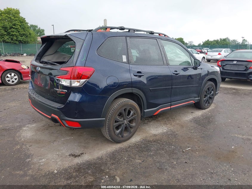 2020 Subaru Forester VIN JF2SKARC4LH601814 IAAI salvage auction — FRONT & REAR, Salvage (Pennsylvania), sold $5,950 on 2026-07-31 (photo 4)