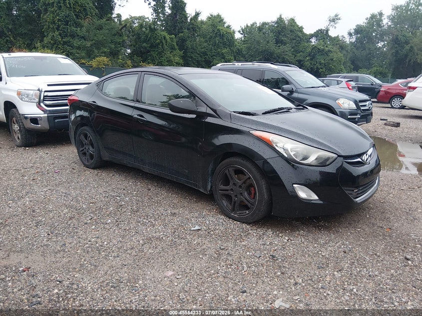 2013 Hyundai Elantra VIN KMHDH4AE1DU871818 IAAI salvage auction — NORMAL WEAR, Clear (Virginia), sold $550 on 2026-07-30 (photo 1)