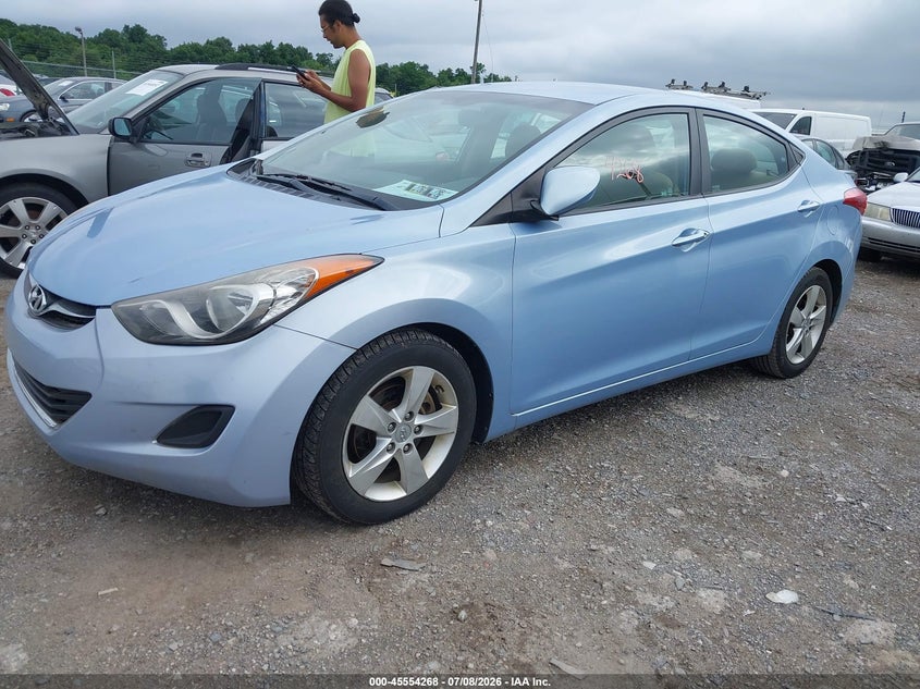 2011 Hyundai Elantra VIN KMHDH4AE7BU144003 IAAI salvage auction — NORMAL WEAR, Clear (Pennsylvania), sold $775 on 2026-08-01 (photo 2)