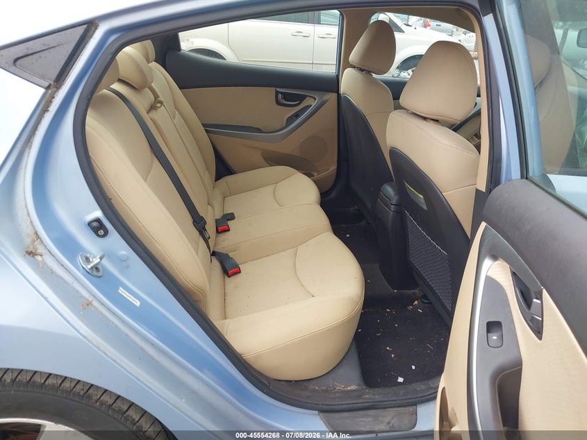 2011 Hyundai Elantra VIN KMHDH4AE7BU144003 IAAI salvage auction — NORMAL WEAR, Clear (Pennsylvania), sold $775 on 2026-08-01 (photo 8)