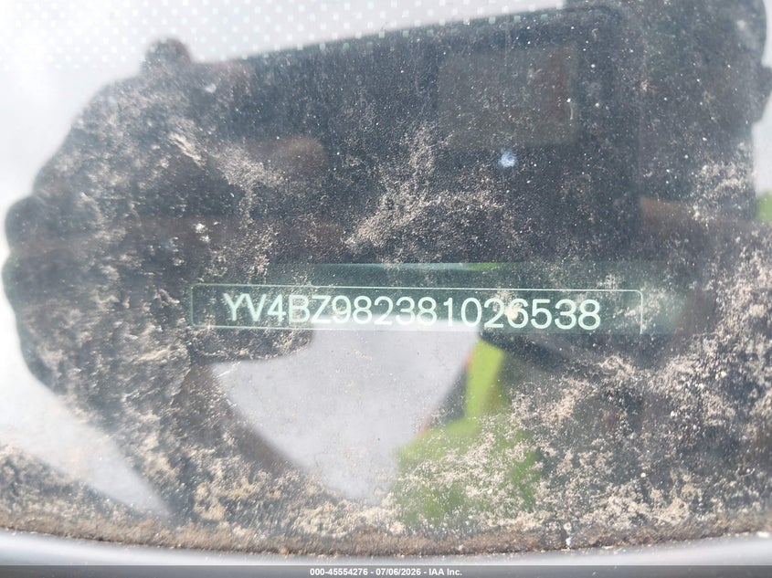 2008 Volvo Xc70 VIN YV4BZ982381026538 IAAI salvage auction — NORMAL WEAR, Clear (Georgia), sold $550 on 2026-07-21 (photo 9)