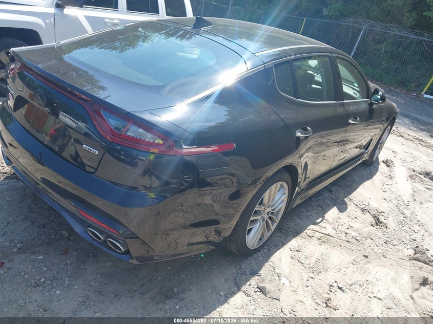 2018 Kia Stinger VIN KNAE15LA0J6016666 IAAI salvage auction — FRONT END, Salvage (Massachusetts), sold $2,875 on 2026-08-20 (photo 4)