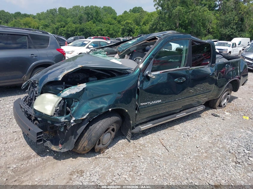 2004 Toyota Tundra VIN 5TBET34124S441271 IAAI salvage auction — ROLLOVER, Clear (Tennessee), sold $800 on 2026-08-02 (photo 2)