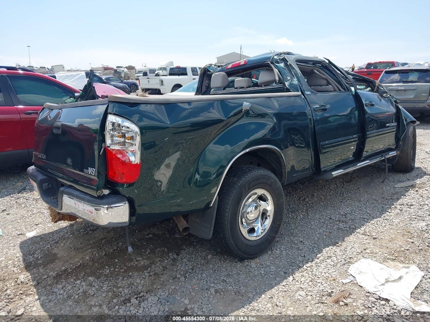 2004 Toyota Tundra VIN 5TBET34124S441271 IAAI salvage auction — ROLLOVER, Clear (Tennessee), sold $800 on 2026-08-02 (photo 4)