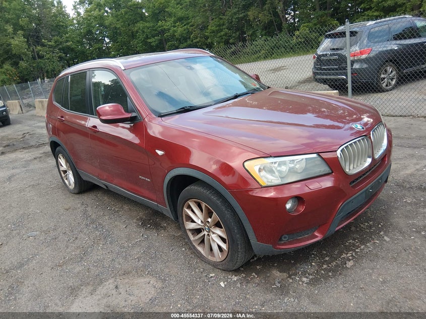 2014 BMW X3 VIN 5UXWX9C53E0D26899 IAAI salvage auction — NORMAL WEAR, Clear (Maryland), sold $1,000 on 2026-07-29 (photo 1)