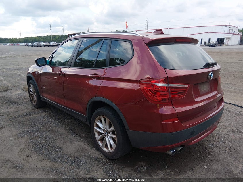 2014 BMW X3 VIN 5UXWX9C53E0D26899 IAAI salvage auction — NORMAL WEAR, Clear (Maryland), sold $1,000 on 2026-07-29 (photo 3)