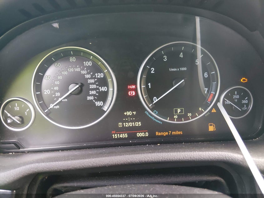 2014 BMW X3 VIN 5UXWX9C53E0D26899 IAAI salvage auction — NORMAL WEAR, Clear (Maryland), sold $1,000 on 2026-07-29 (photo 7)