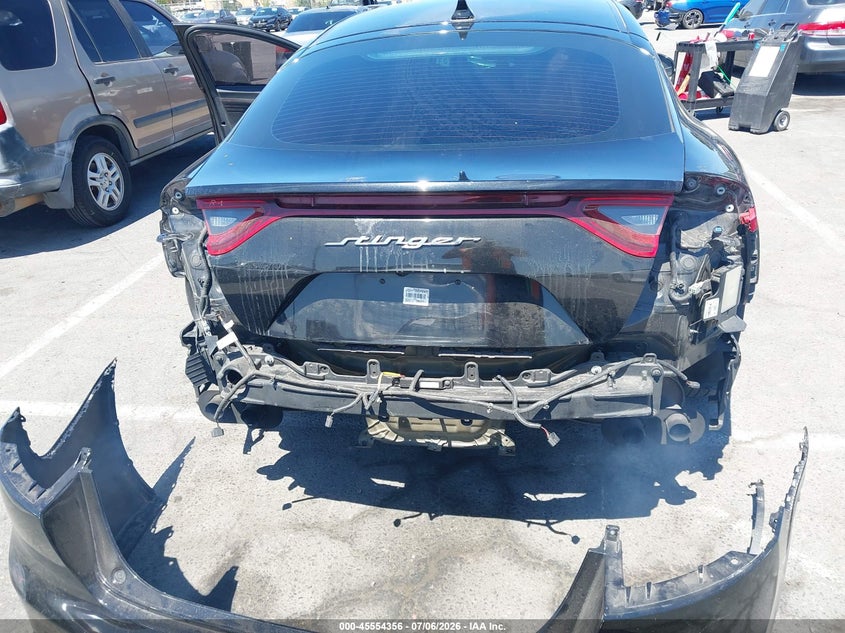 2019 Kia Stinger VIN KNAE15LA9K6066581 IAAI salvage auction — REAR END, Salvage (California), sold $2,700 on 2026-07-23 (photo 6)