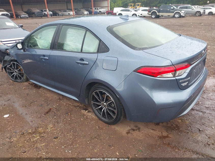 2020 Toyota Corolla VIN JTDEPRAE7LJ004318 IAAI salvage auction — FRONT END, Salvage Title, sold $3,200 on 2026-07-26 (photo 3)