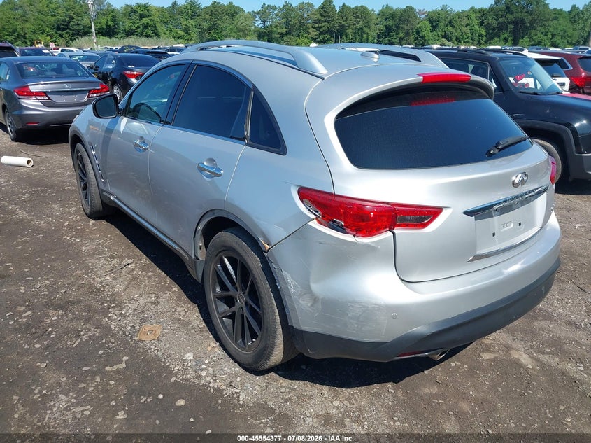 2017 Infiniti Qx70 VIN JN8CS1MW7HM412338 IAAI salvage auction — REAR END, Mv-907A (New York), sold $25 on 2026-07-28 (photo 6)