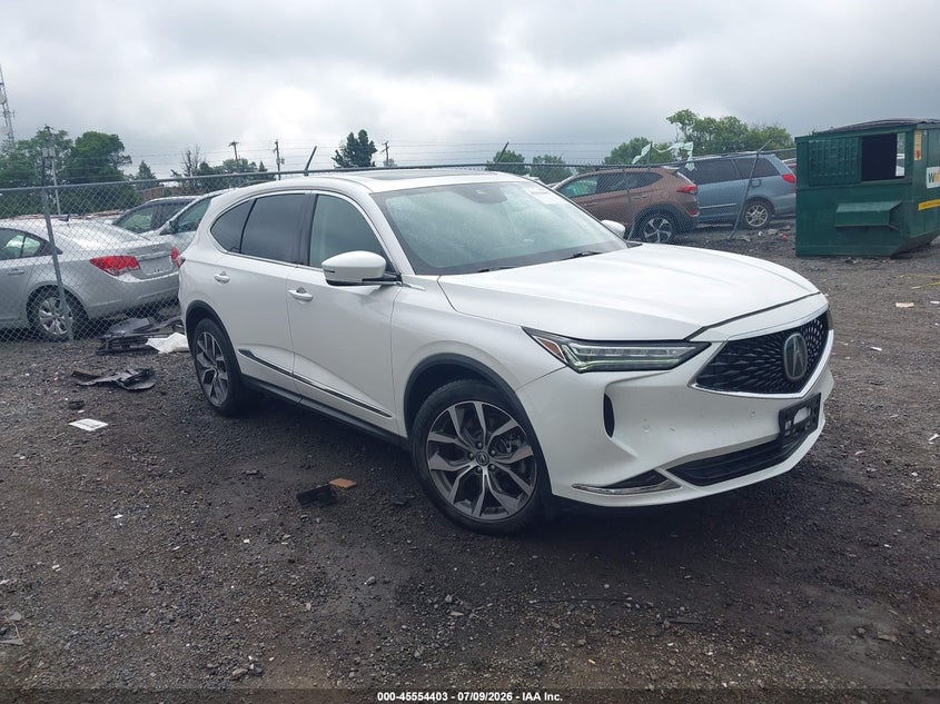 2024 Acura Mdx VIN 5J8YE1H46RL031882 IAAI salvage auction — FRONT END, Salvage Title, sold $20,150 on 2026-09-15 (photo 1)