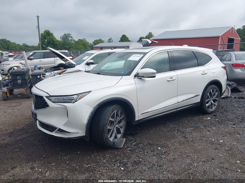 2024 Acura Mdx VIN 5J8YE1H46RL031882 IAAI salvage auction — FRONT END, Salvage Title, sold $20,150 on 2026-09-15 (photo 2)