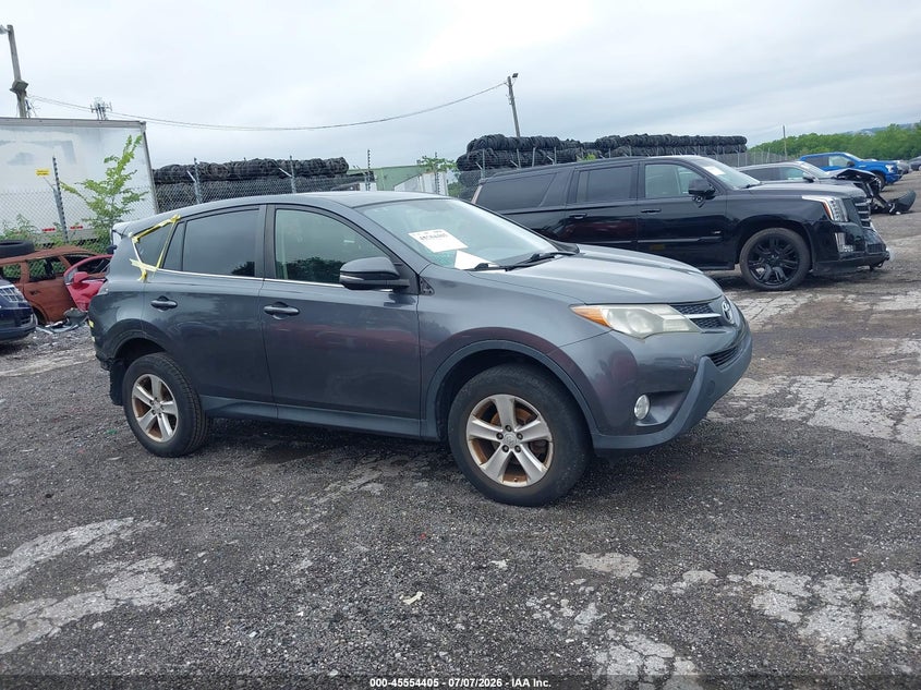2013 Toyota Rav 4 VIN JTMRFREV4DD041700 IAAI salvage auction — REAR END, Salvage (Pennsylvania), sold $4,550 on 2026-07-24 (photo 1)