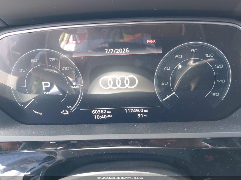 2019 Audi E-tron VIN WA1VABGE6KB010775 IAAI salvage auction — FRONT END, Salvage (California), sold $8,100 on 2026-07-30 (photo 7)