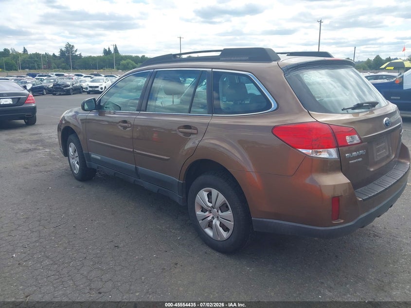 2011 Subaru Outback VIN 4S4BRBAC9B3439648 IAAI salvage auction — NORMAL WEAR, Clear-Dealer Only (Oregon), sold $550 on 2026-07-09 (photo 3)