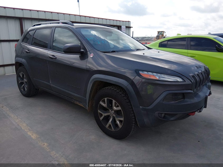 2014 Jeep Cherokee VIN 1C4PJMBB5EW308738 IAAI salvage auction — FRONT END, Wait Title, sold $1,600 on 2026-08-08 (photo 1)