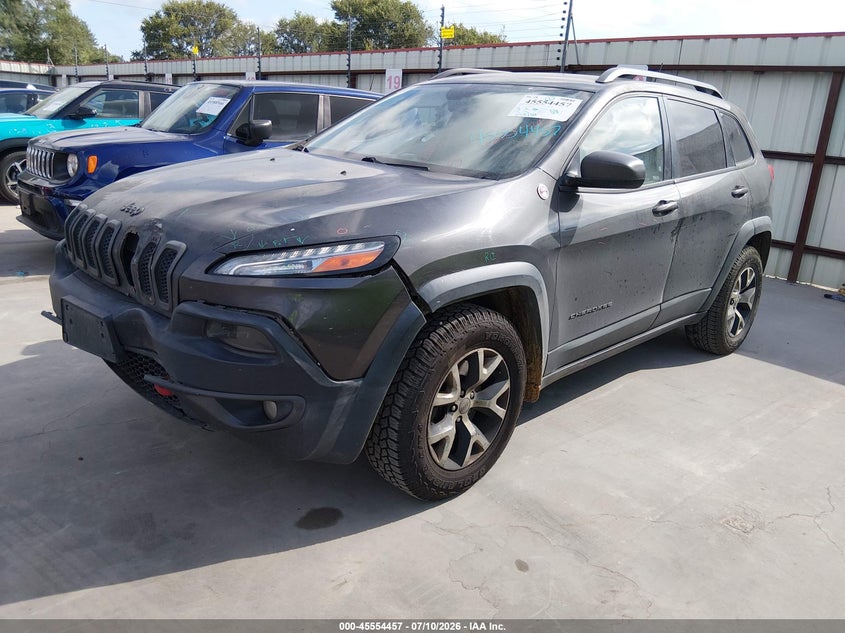 2014 Jeep Cherokee VIN 1C4PJMBB5EW308738 IAAI salvage auction — FRONT END, Wait Title, sold $1,600 on 2026-08-08 (photo 2)