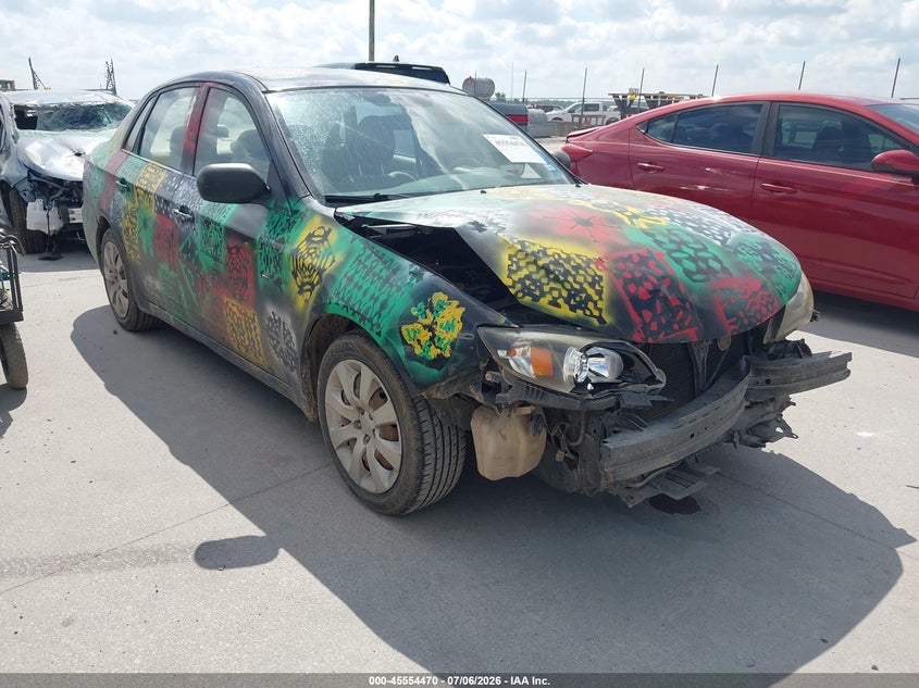 2008 Subaru Impreza VIN JF1GE61698G527596 IAAI salvage auction — NORMAL WEAR, Original (Texas), sold $250 on 2026-07-28 (photo 1)