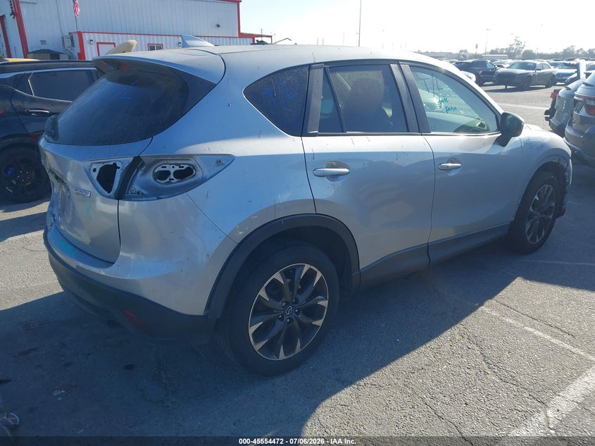 2016 Mazda Cx-5 VIN JM3KE2DY6G0690392 IAAI salvage auction — REAR END, Salvage (California), sold $3,100 on 2026-07-23 (photo 4)