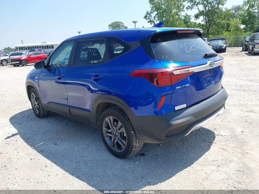 2021 Kia Seltos VIN KNDEPCAA3M7153236 IAAI salvage auction — RIGHT FRONT, Salvage (Illinois), sold $3,300 on 2026-07-31 (photo 3)