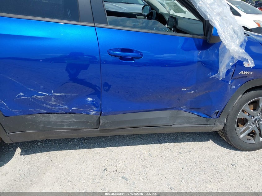 2021 Kia Seltos VIN KNDEPCAA3M7153236 IAAI salvage auction — RIGHT FRONT, Salvage (Illinois), sold $3,300 on 2026-07-31 (photo 6)