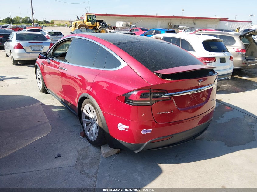 2018 Tesla Model x VIN 5YJXCAE21JF142026 IAAI salvage auction — ALL OVER, Rebuilt (Indiana), sold $2,700 on 2026-07-27 (photo 3)